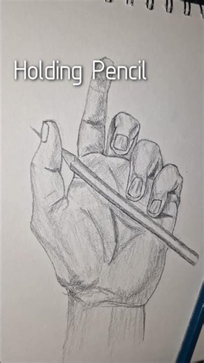 How to Draw a Hand Holding a Pencil | Hand Practice Day 5