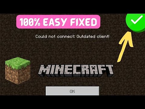 How to fix could not connect outdated client minecraft