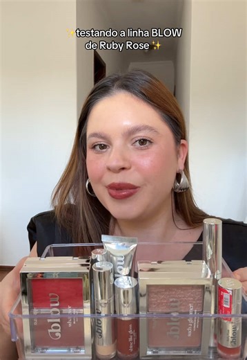 PARTE II testando a linha #blow de @Ruby Rose BR ✨ EU TO APAIXONADAAAAAA 🤩🫶 #makeup #maquiagemtiktok #rubyrose #fy