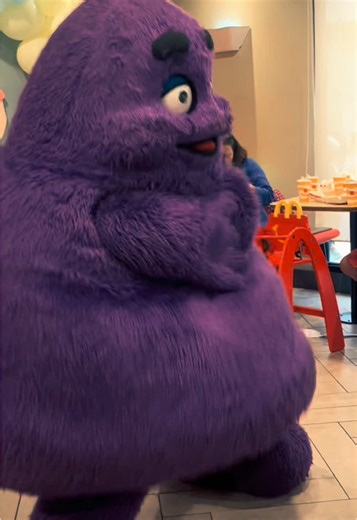 Grimace Shake Dance Challenge at McDonald's