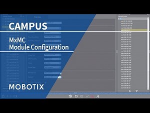 Tutoriel: MOBOTIX MxManagementCenter - Module Configuration – FR