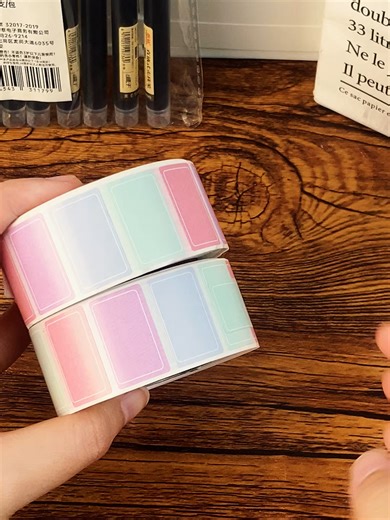 Vibrant 1000 Pcs Colorful Label Stickers