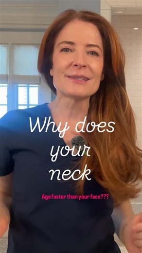 The Skin Real with Dr. Mary Alice Mina | Derm | Podcast Host on Instagram: "If your neck seems to be aging faster than your face, there’s a reason. And it’s not bad luck. Neck skin is thinner, produces less oil, and dries out faster than facial skin. It also gets a surprising amount of sun exposure while being left out of most routines. Add constant movement. Looking down at your phone. Driving. Sleeping. And those repetitive folds start to show up earlier and deeper. The fix is simple but non-n