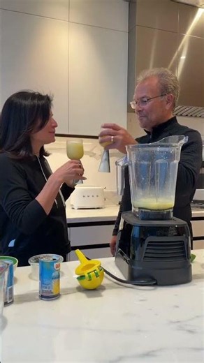 My husband makes mocktails for me every night!