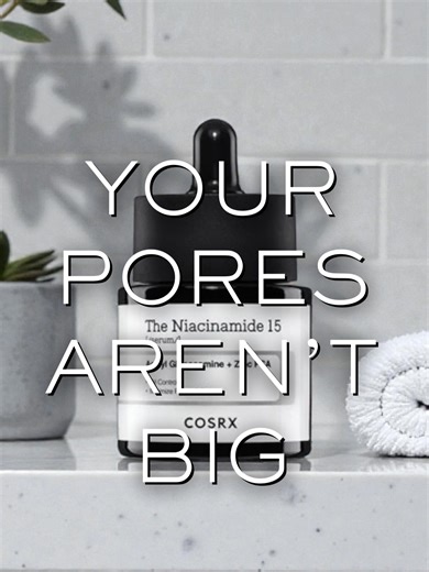[COSRX Official] The Niacinamide 15 Serum Your pores aren’t big. They’re oily. 😮‍💨 COSRX Niacinamide 15% helps control excess sebum, visibly refine pores, and smooth uneven texture. ✨ 15% Niacinamide → Pore refining ✨ Zinc PCA → Oil control & breakout care ✨ Acetyl Glucosamine → Smoother skin tone Clinical test: -48% oil in 4 weeks. 📉 💧 Use 2–3 drops after toner, once or twice daily. ☀️ SPF 30 in the morning. ⚠️ Start once daily if sensitive. Control the oil first. Glow comes after. ✨ 👉 Tap