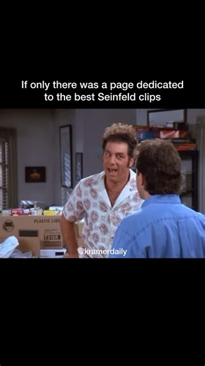 A Tribute to Seinfeld & Cosmo Kramer on Instagram: "Like swimming through a flabby armed spanking machine."