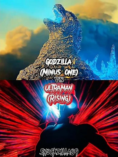 Ultraman (Rising) vs Godzilla (Minus One) |#ultramanrising #godzillaminusone