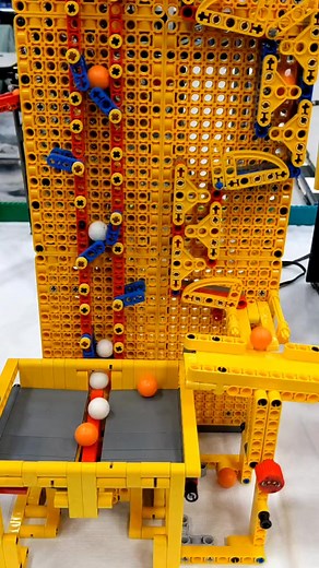 LEGO Great Ball Machine module by John Sherman #lego #legos #fyp #ballmachine #brickscascade | Bad Bricks