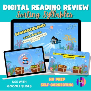 CVC CVECe sorting Syllable Practice Digital Game (google)