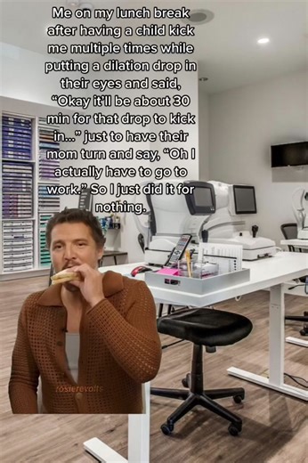 RTC for repeat dilation and cycloplegic refraction I guess 😮‍💨 #optometry #pediatricoptometry #glasses #pediatrics #dilation