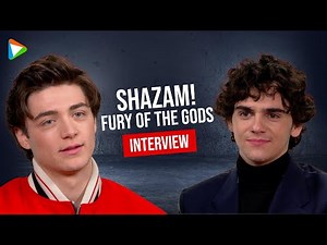 Shazam! Fury of the Gods stars Asher Angel and Jack Dylan Grazer on Working With Helen Mirren