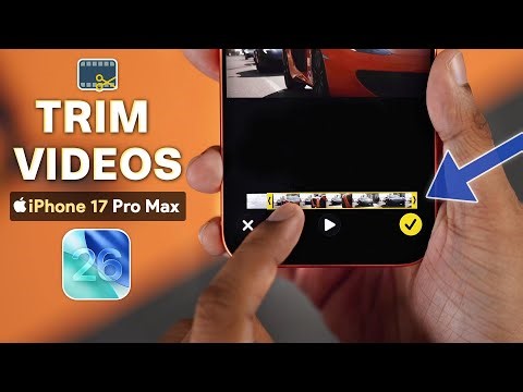 How To Trim Videos On iPhone 17 Pro Max | Pro