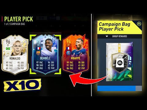 FIFA 22 10 x Guaranteed Campaign Bag Player Pick Packs!