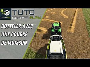 🚜 Tuto Course Play : Boteler avec une course de moisson enregistrée 🎮 | Farming Simulator 25 #fs25