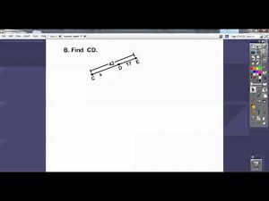 Segments and Congruence - Section 1.2