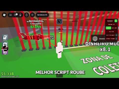 *NOVO* Script Roube um Brainrot *SEM KEY* Roubo Invisível/Anti Hit - Steal a Brainrot Script Roblox