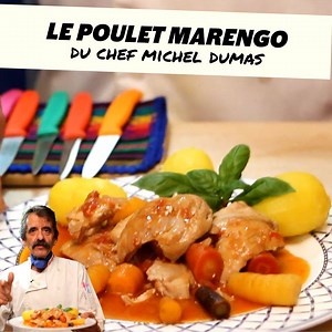Un plat français traditionnel à ma façon : le poulet Marengo 🐔🍅 | Chef Michel Dumas