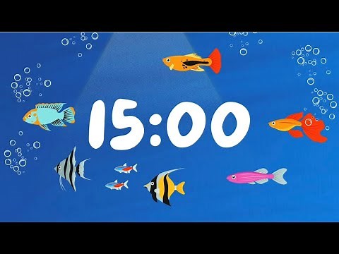 15 Minute Countdown Timer with Relaxing Music | Calm Focus Timer