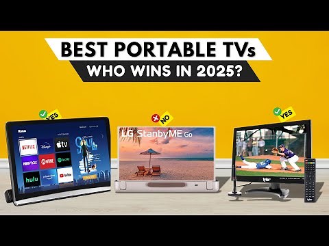 Best Portable TVs 2025 [watch before you buy]