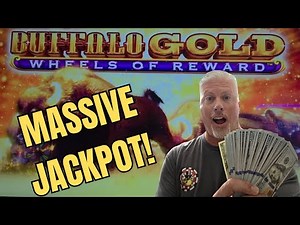 108 Free Spins Wins MEGA Buffalo Gold Wheels Of Reward JACKPOT!!!