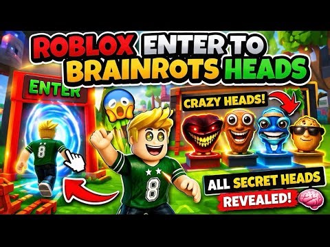 #👉 Roblox Enter to Brainrots Heads 😱 All Secret Heads Revealed!
