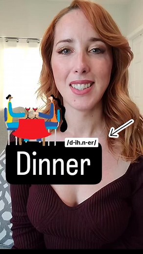🇺🇲🗣Dinner vs. Diner These two words are pronounced differently. ▶️How are they pronounced differently? "Dinner" has the /ih/ vowel: /d-ih.n-er/ "Diner" has the /ai/ vowel: /d-ai.n-er/ ▶️Extra words for practice: Common words with the /ih/ vowel: Is, it, in, this, if Common words with the /ai/ vowel: Eye/I, hi, bye, my, 🍷 wine . . . . . #pronunciation #pronunciationtips #dailyenglish #minimalpairs #accentmodification #accentreduction #americanaccent #speakenglishfluently #americanenglish #eng