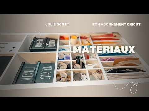 Cours 7 -CRICUT - LES MATÉRIAUX