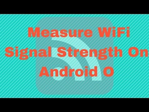 How to measure WiFi Signal Strength on Android