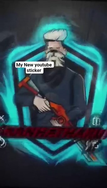 my New youtube sticker