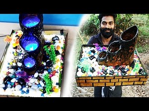 Making A Simple Water Fountain | ഒരു കുഞ്ഞൻ വെള്ളച്ചാട്ടം | M4 Tech |