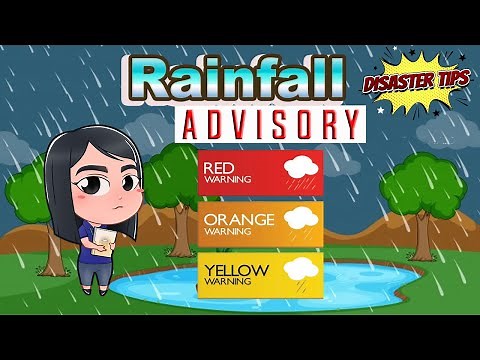 Color Coded Rainfall Warning mula sa PAGASA | Ating Alamin!