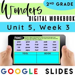 Wonders 2nd Grade Digital Workbook Unit 5, Week 3 - Distance Learning