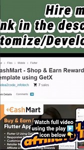 Step-by-Step Guide to Install CashMart – Flutter mobile UI Kit using GetX #fluttertutorial #flutter