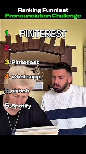 Ranking Funniest Pronounciation Challenge