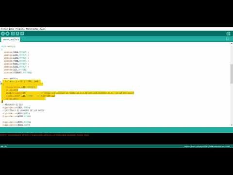 Tutorial seguidor de linea PROGRAMACIÓN