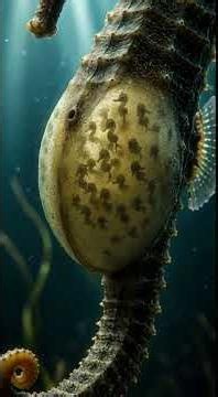 The Only Animal Where Dad Gets Pregnant #seahorse #facts #animals