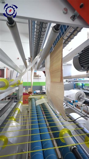 High Speed Automatic Parcel Bag Making Machine with Online Labeling | Lifeng#plasticbagmakingmachine