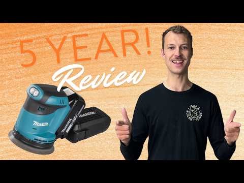 Makita 18v Sander 5 Year HONEST Review ! DBO180