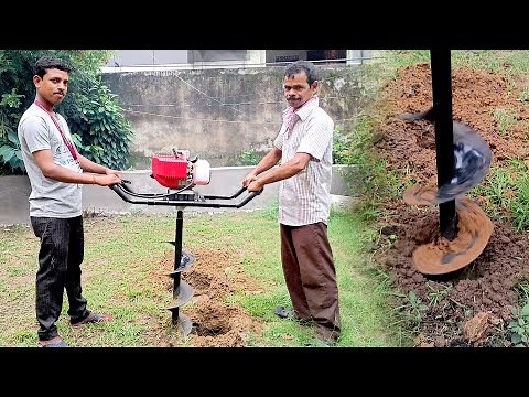 Earth Auger Machine Review | Working and Assembling | Call Us - 7829055044