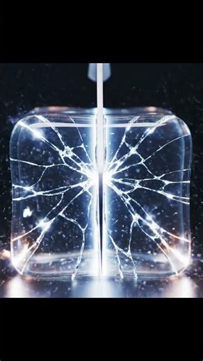 Ultra Clear Transparent Cube ASMR | Glass Loop #shorts