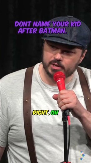 Batman name, Penguin walk. #killtony #shorts #viral #comedy