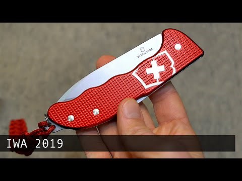 IWA Messe Tour 2019 (Victorinox, Spyderco, Benchmade, Olight, Leatherman, Hinderer, Microtech,...)