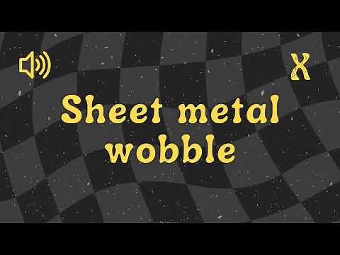 Sheet Metal Wobble - Sound Effect No Copyright