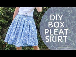 DIY Box Pleated Skirt | McCall's 6706 Sewing Tutorial