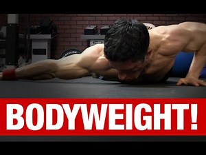 Bodyweight Workout Routine (BUILD MUSCLE AT HOME!)