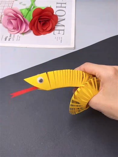 DIY Cute Little Snake Paper Craft