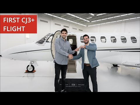 Maiden Flight of The New Jet - CITATION CJ3+
