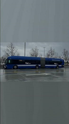 Vta new flyer bus route 522 rapid Palo alto