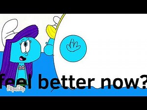 Mermaid Smurfette give smurfette a puffkiss the Smurfs 2021 (2021 version of mermaid Smurfette)