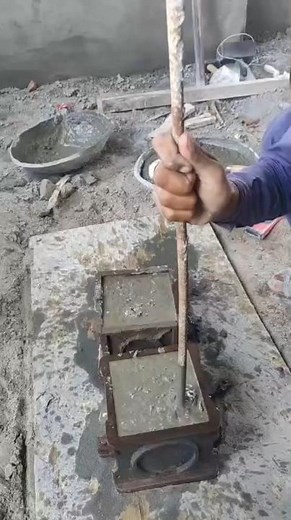 Concrete Cube Test Pouring | Compressive Strength Test (6x6x6) | Civil Engineering Site Work